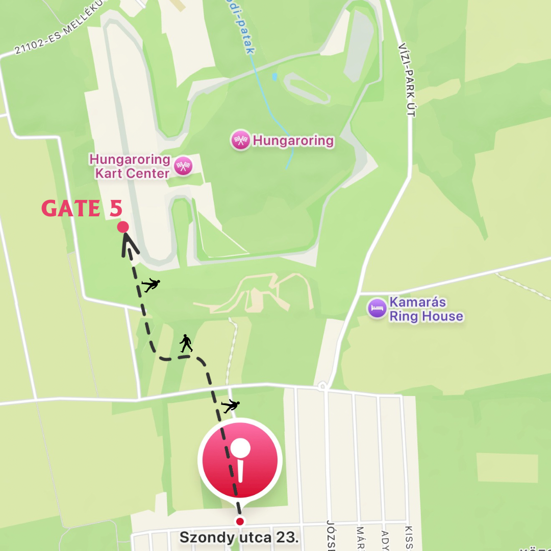 Szondy utca 23 Kerepes meeting point map